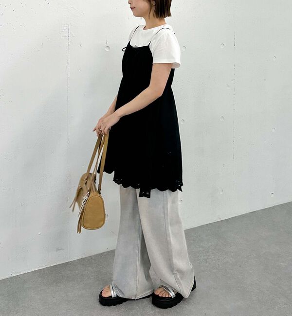 archives「コットンスカラップレースミニキャミワンピース」|ワンピース|