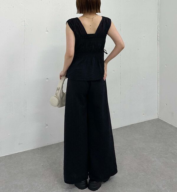 archives「【ＳＥＴ　ＵＰ対応】ギャザーストライプノースリブラウス」|シャツ・ブラウス|