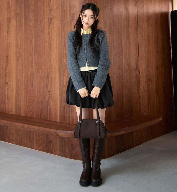 archives「ケーブルニットＣＤ&times;シャツＳＥＴ」|カーディガン|