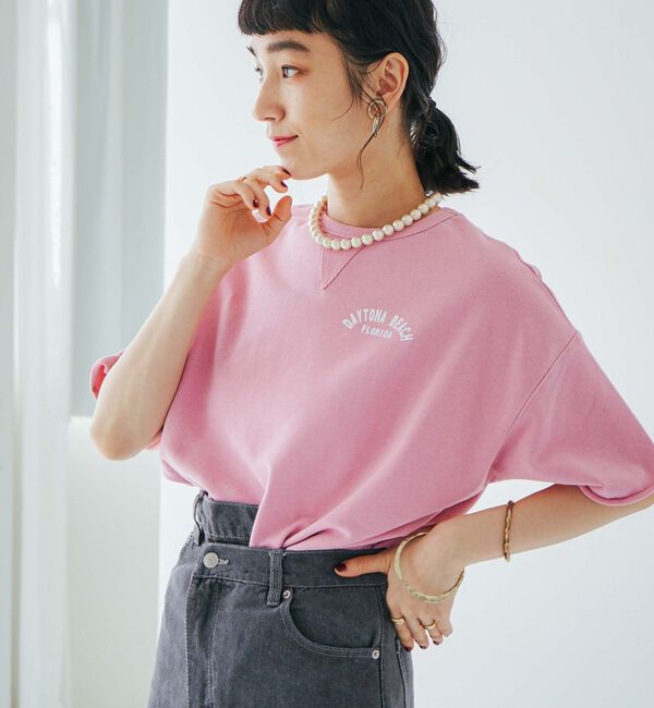 Doux archives「Ｂａｓｉｃ　Ｓｗｅａｔ　Ｔｅｅ」|Tシャツ・カットソー|PINK