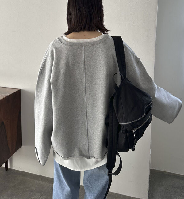 Doux archives「ＵＳコットンロンＴｅｅレイヤードスウェット」|カーディガン|