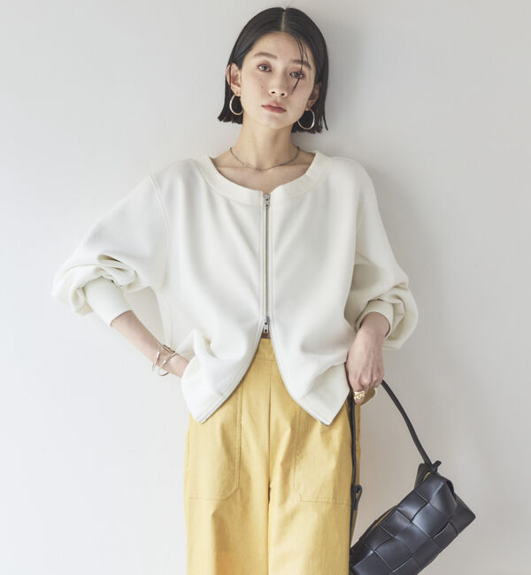 Doux archives「カノコ４ｗａｙ　ＷＺＩＰプルオーバー」|Tシャツ・カットソー|