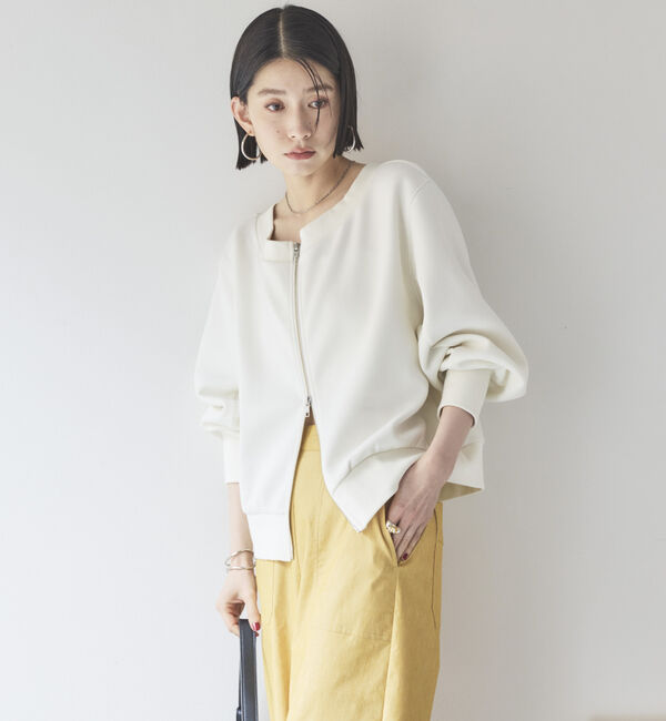 Doux archives「カノコ４ｗａｙ　ＷＺＩＰプルオーバー」|Tシャツ・カットソー|