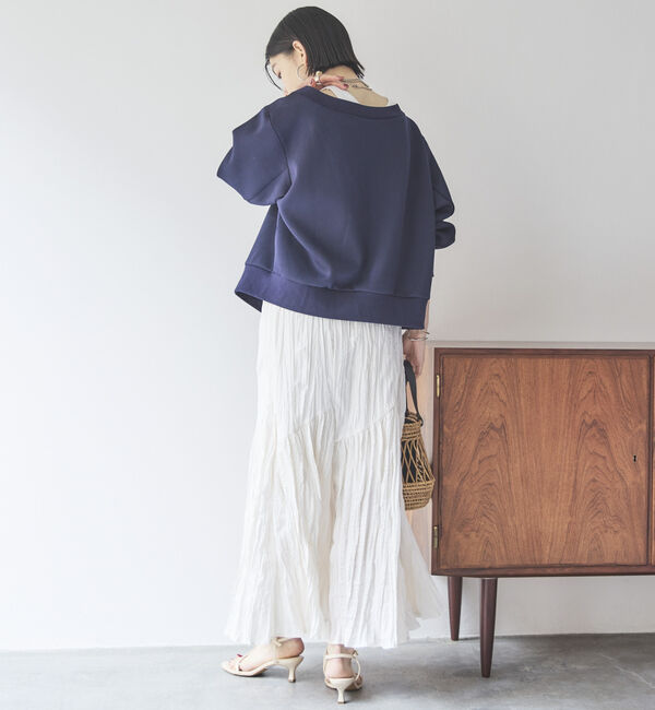 Doux archives「カノコ４ｗａｙ　ＷＺＩＰプルオーバー」|Tシャツ・カットソー|