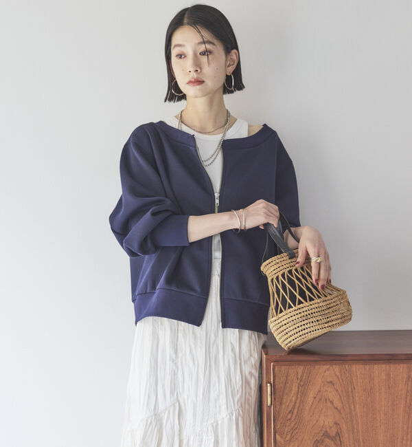 Doux archives「カノコ４ｗａｙ　ＷＺＩＰプルオーバー」|Tシャツ・カットソー|