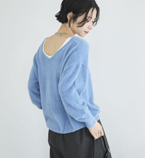 Doux archives「２ＷＡＹシャギープルオーバー」|ニット・セーター|