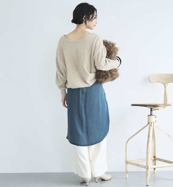 Doux archives「２ＷＡＹシャギープルオーバー」|ニット・セーター|