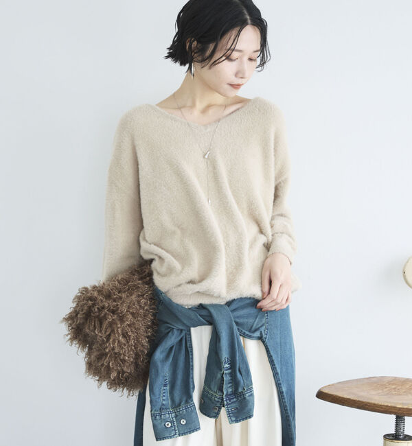 Doux archives「２ＷＡＹシャギープルオーバー」|ニット・セーター|