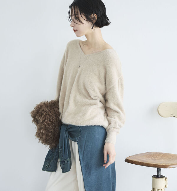 Doux archives「２ＷＡＹシャギープルオーバー」|ニット・セーター|