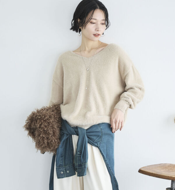 Doux archives「２ＷＡＹシャギープルオーバー」|ニット・セーター|