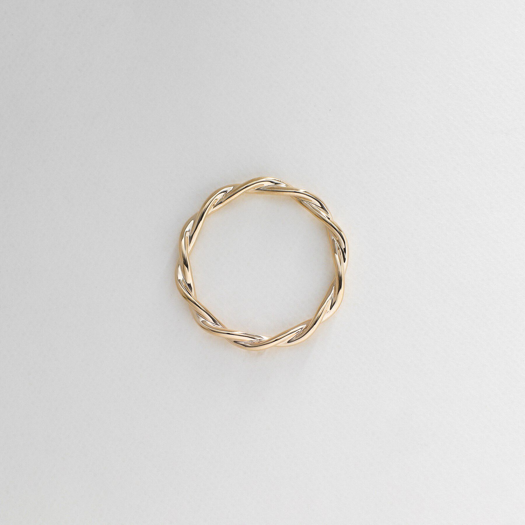 COCOSHNIK「K10丸線ねじり リング（16号）」|リング|