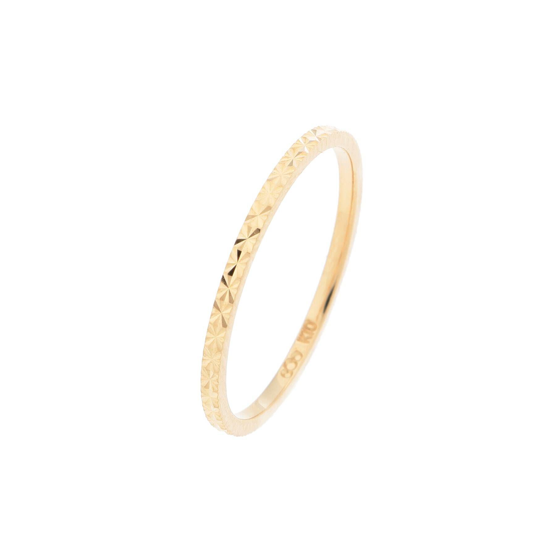 COCOSHNIK「カットワーク極光細 リング」|リング|