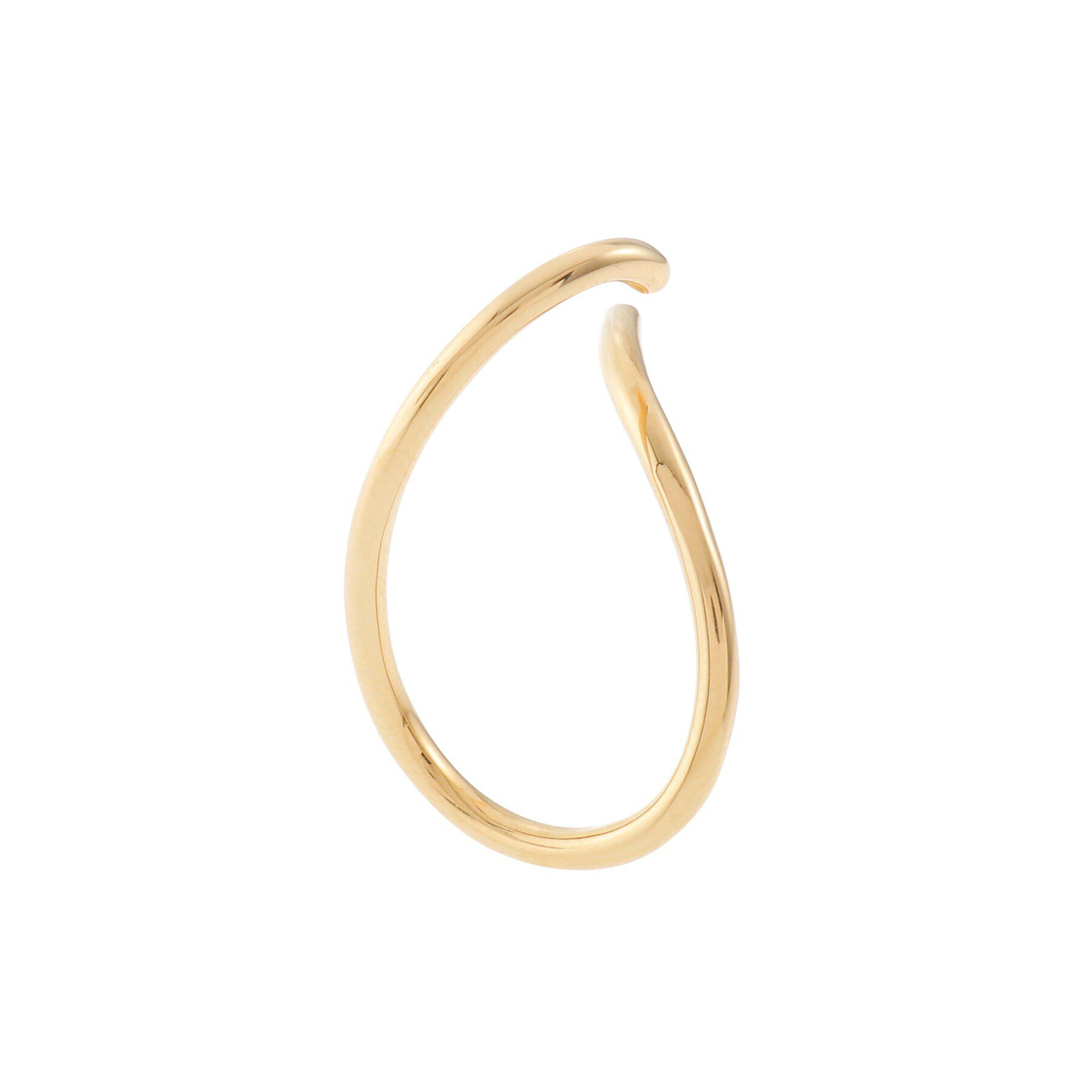 COCOSHNIK「シルバー ラップイヤーカフ（右耳用） GP」|イヤリング|