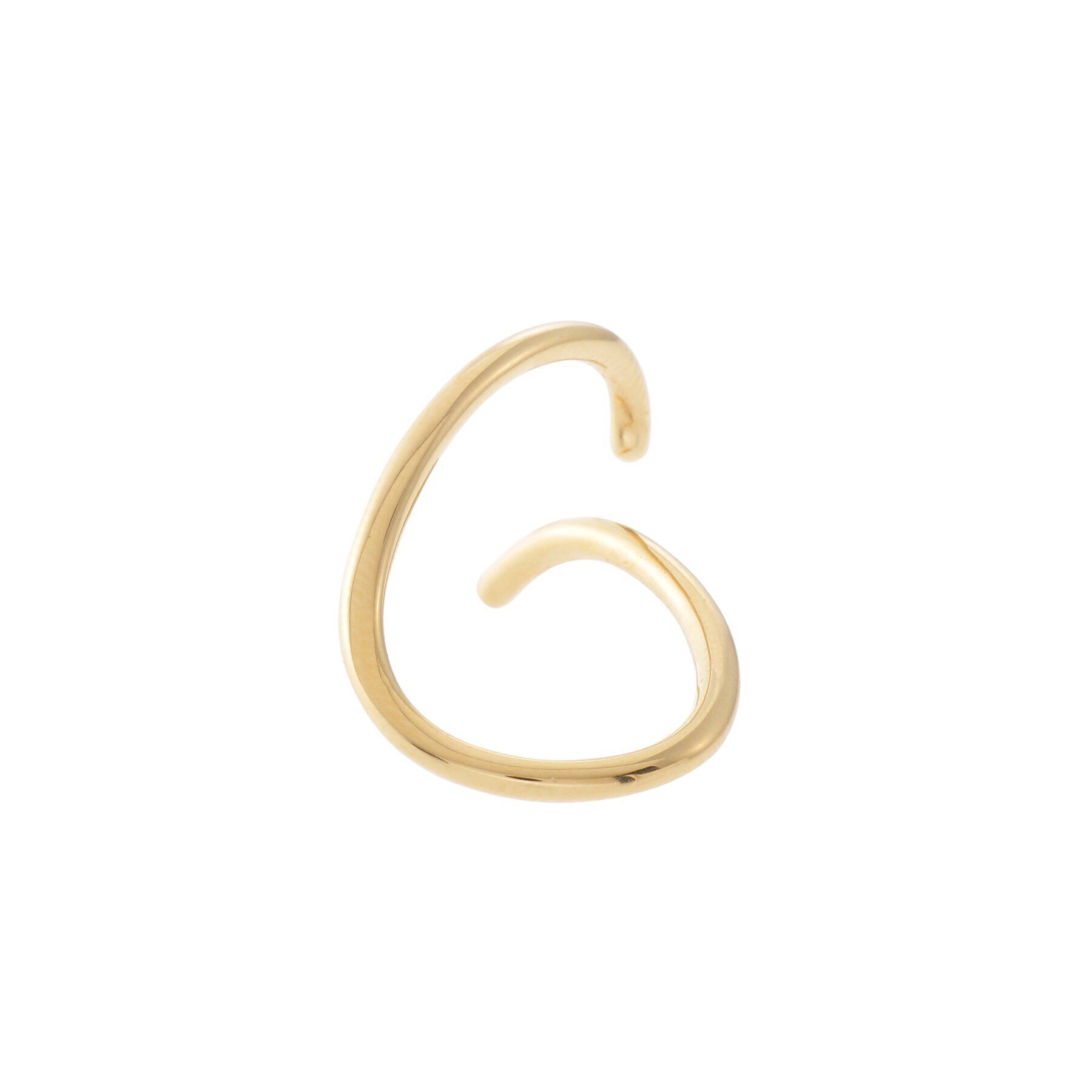 COCOSHNIK「シルバー ラップイヤーカフ（右耳用） GP」|イヤリング|