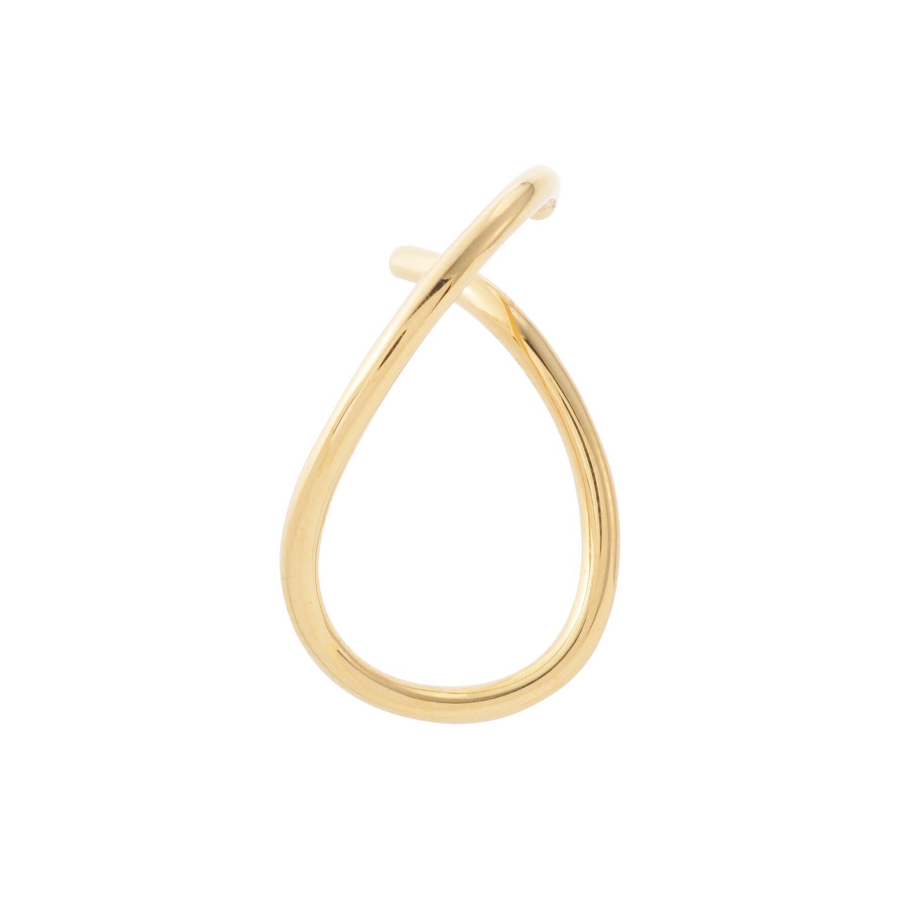 COCOSHNIK「シルバー ラップイヤーカフ（右耳用） GP」|イヤリング|