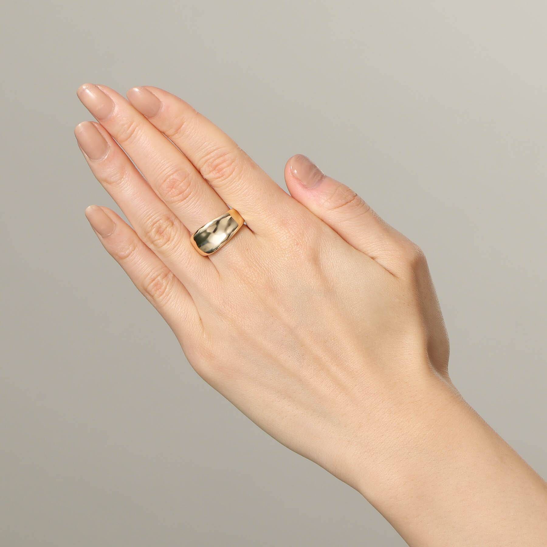 COCOSHNIK「K10ホロウ リング」|リング|