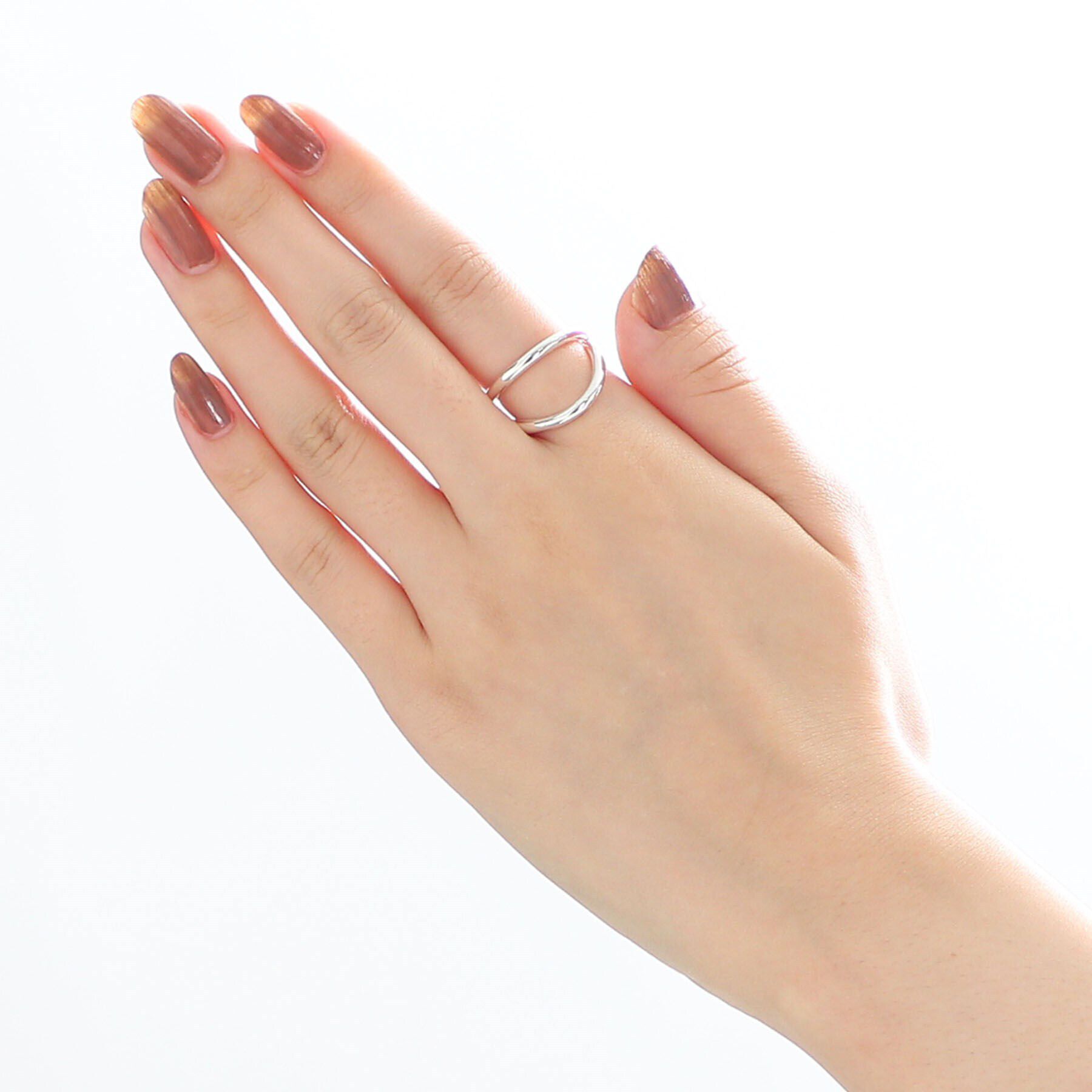 COCOSHNIK ONKITSCH「シルバー ラインリング フロート」|リング|