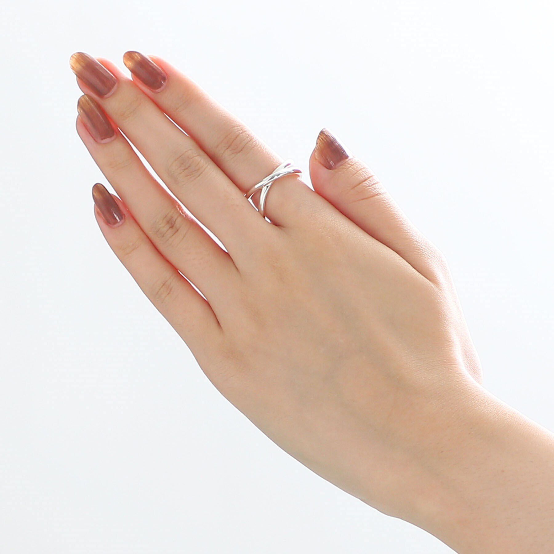 COCOSHNIK ONKITSCH「シルバー ラインリング フロート」|リング|