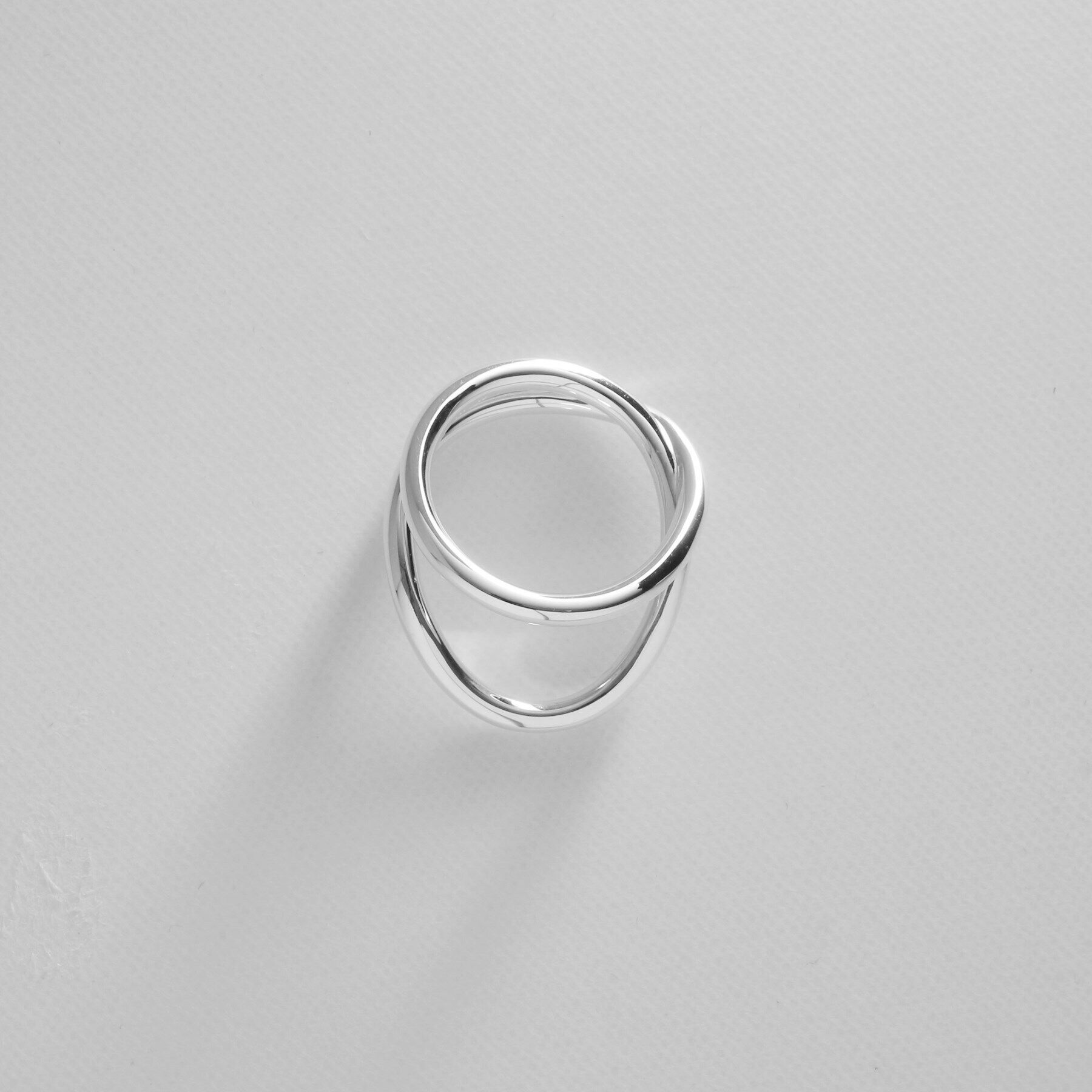 COCOSHNIK ONKITSCH「シルバー ラインリング フロート」|リング|
