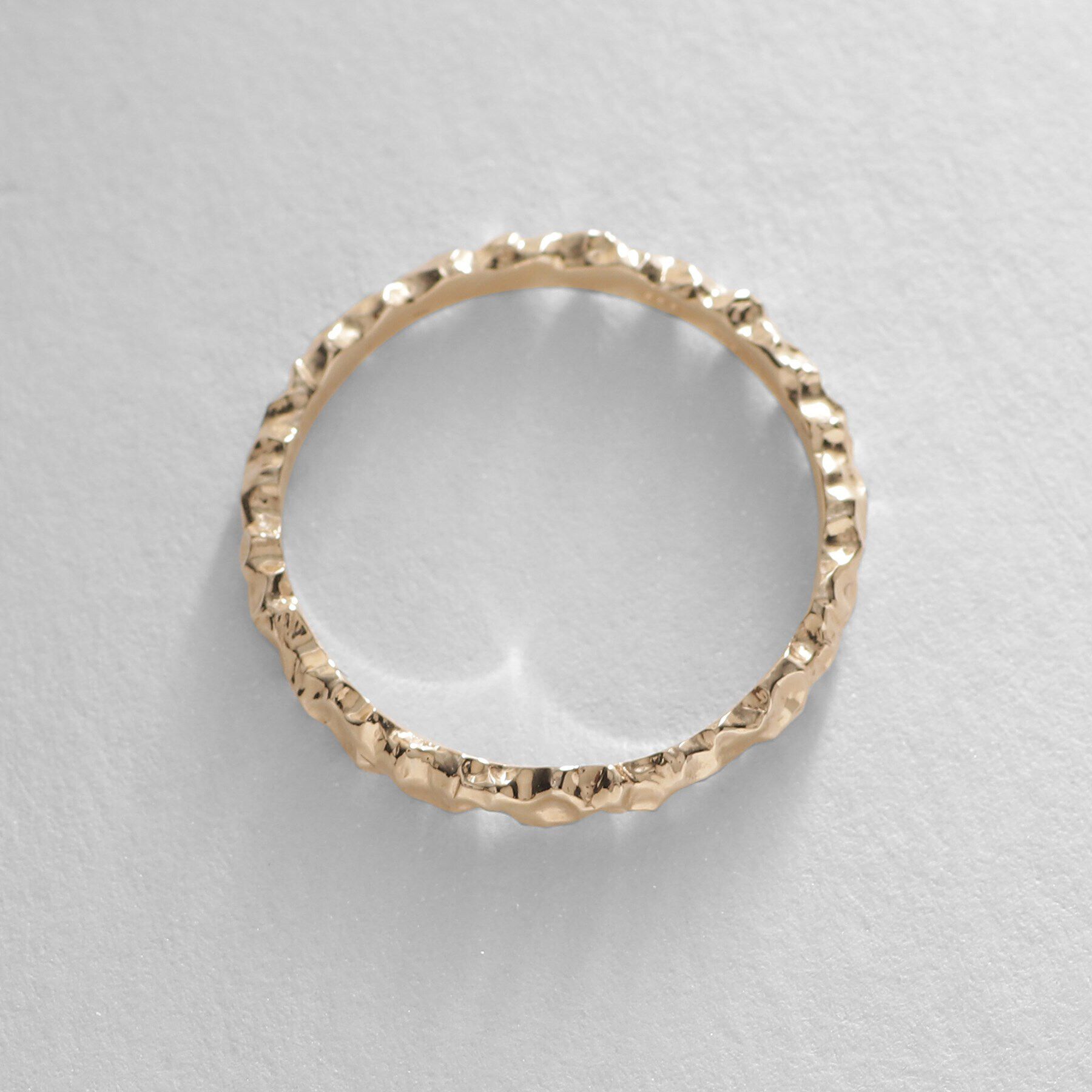 COCOSHNIK「K10ロックカット リング」|リング|