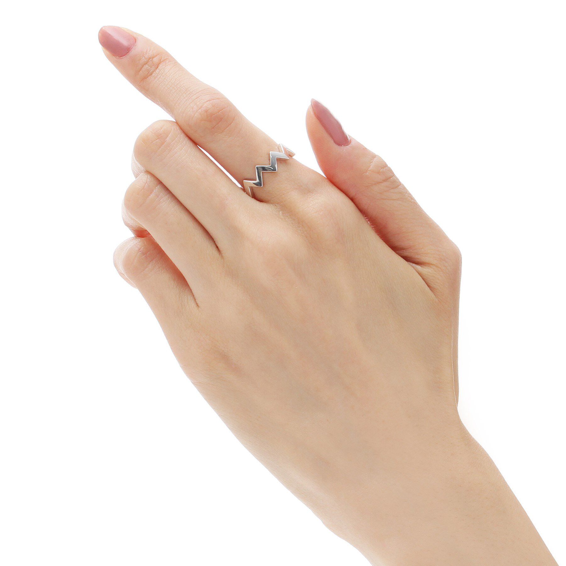 COCOSHNIK「シルバー ジオメトリック リング」|リング|