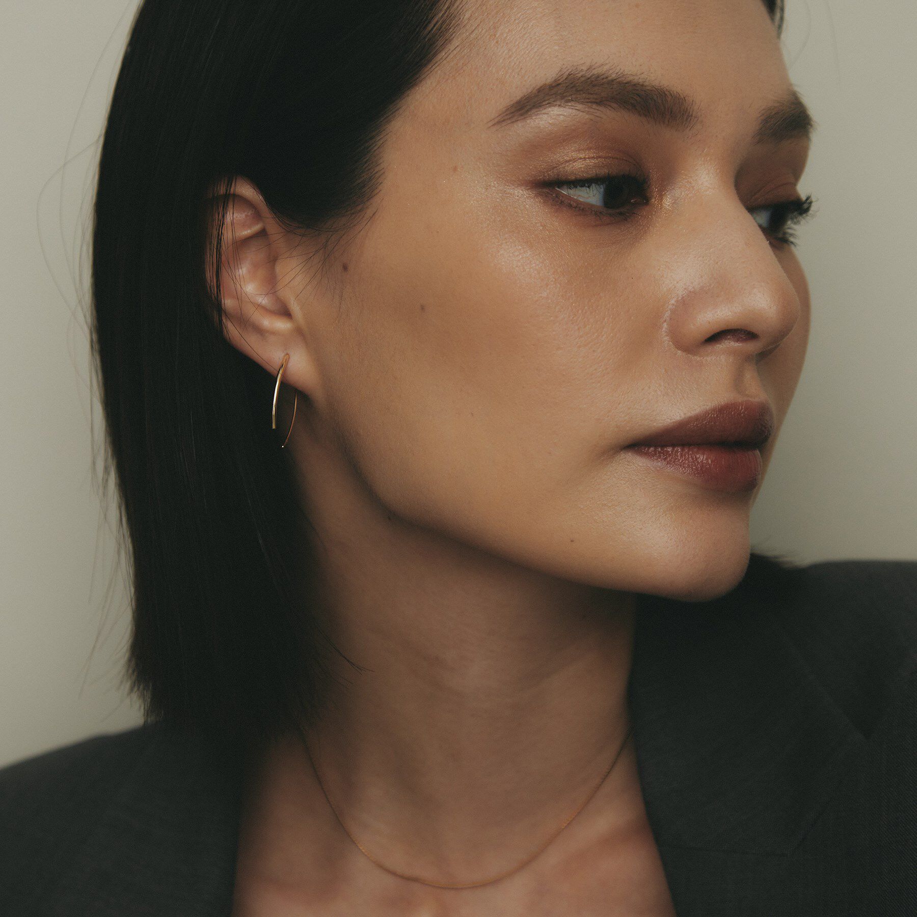 COCOSHNIK「K10中空マーキス フックピアス」|ピアス|