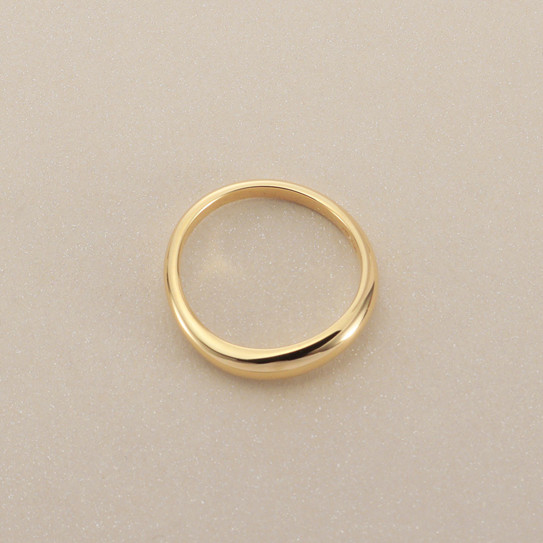 COCOSHNIK「K18Sカーブ リング」|リング|