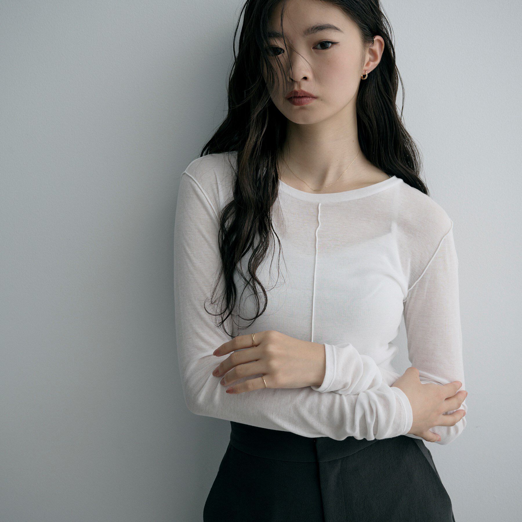 COCOSHNIK ONKITSCH「K10スキニーピンキーリング ミラーカット」|リング|