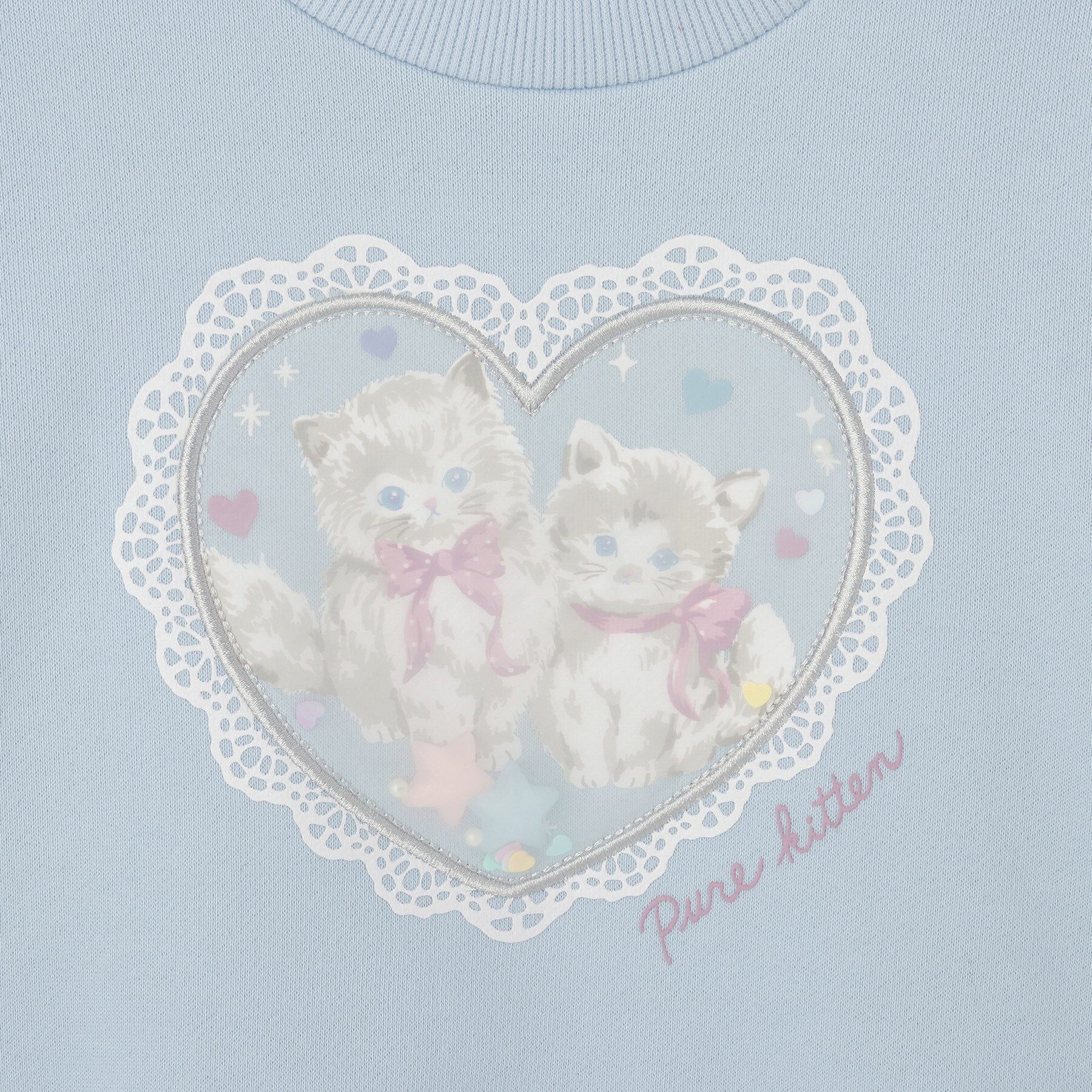 SHOO･LA･RUE「【100-150cm】オーガンジーモチーフスウェット」|その他|