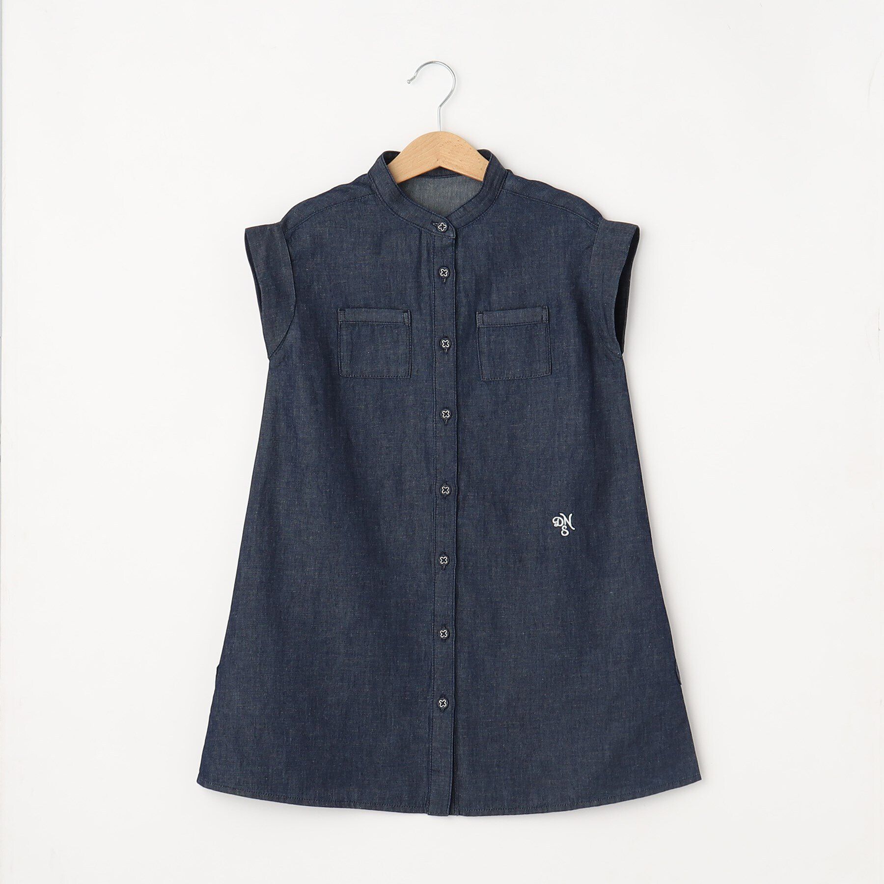 Dessin「【リンクコーデ】綿麻デニムシャツワンピース」|ワンピース|