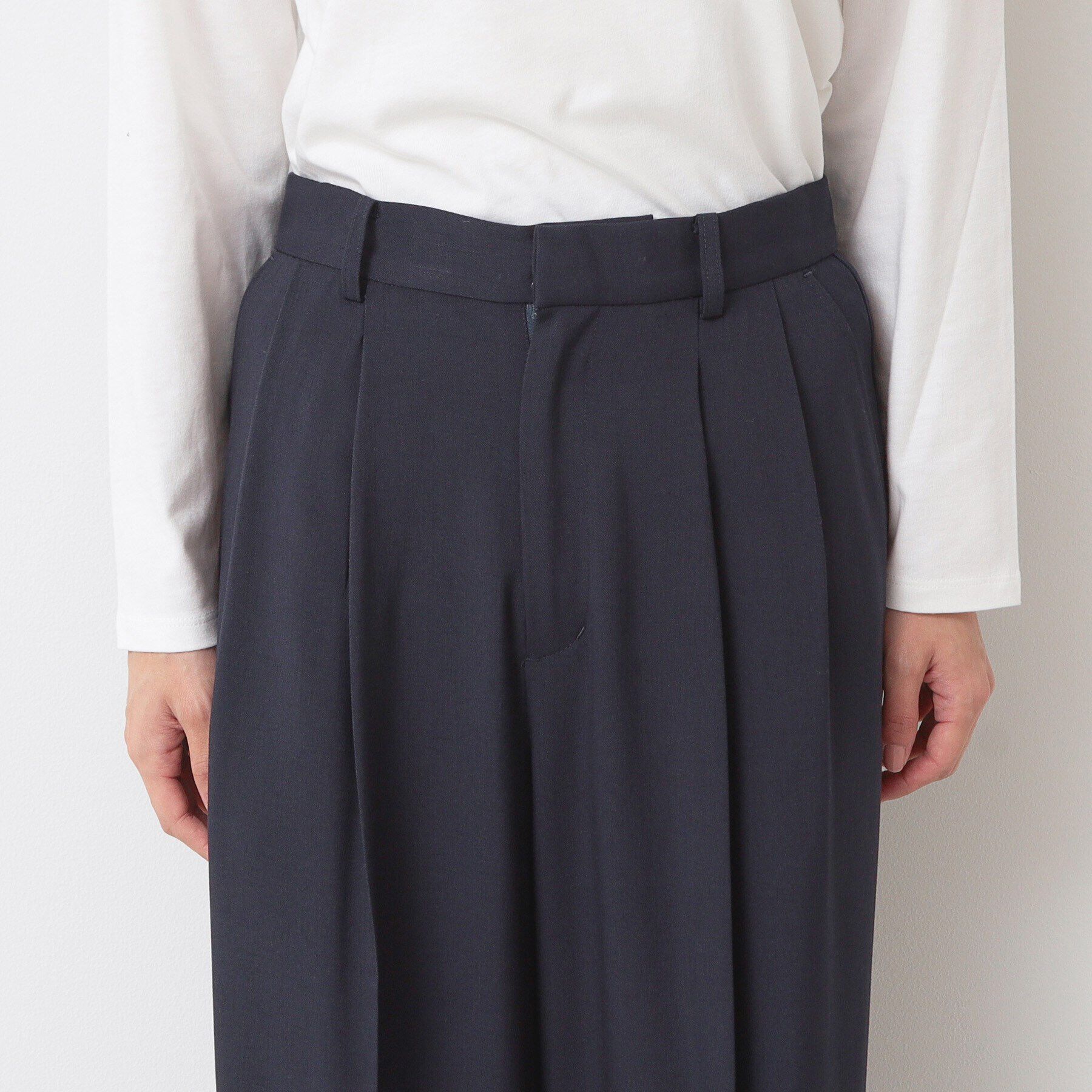 Dessin「【洗える】タックワイドパンツ」|その他|