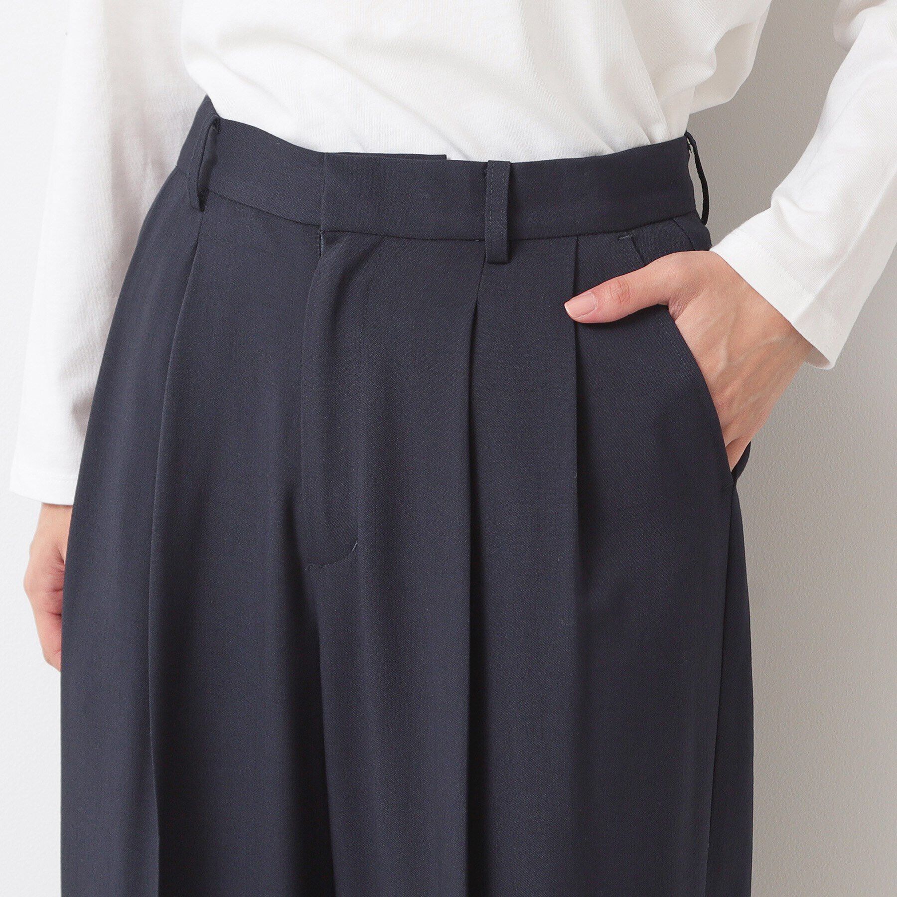 Dessin「【洗える】タックワイドパンツ」|その他|