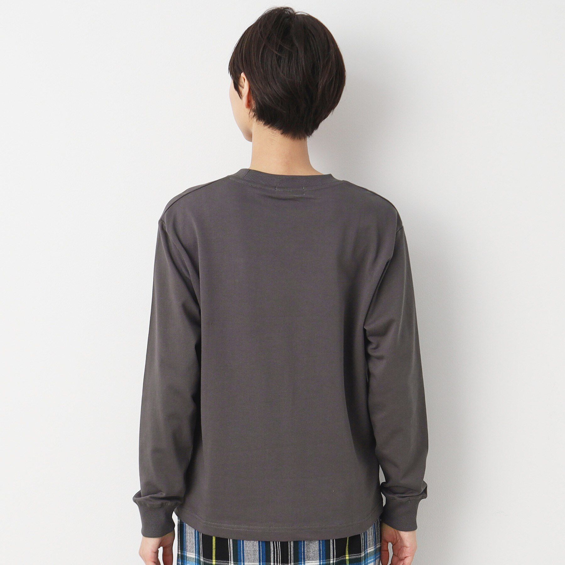 Dessin「【ユニセックス・洗える】ミニ裏毛ロンT」|Tシャツ・カットソー|