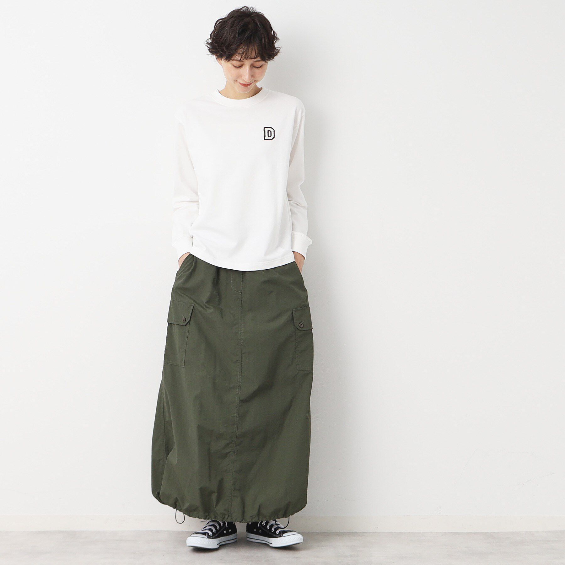 Dessin「【ユニセックス・洗える】ミニ裏毛ロンT」|Tシャツ・カットソー|