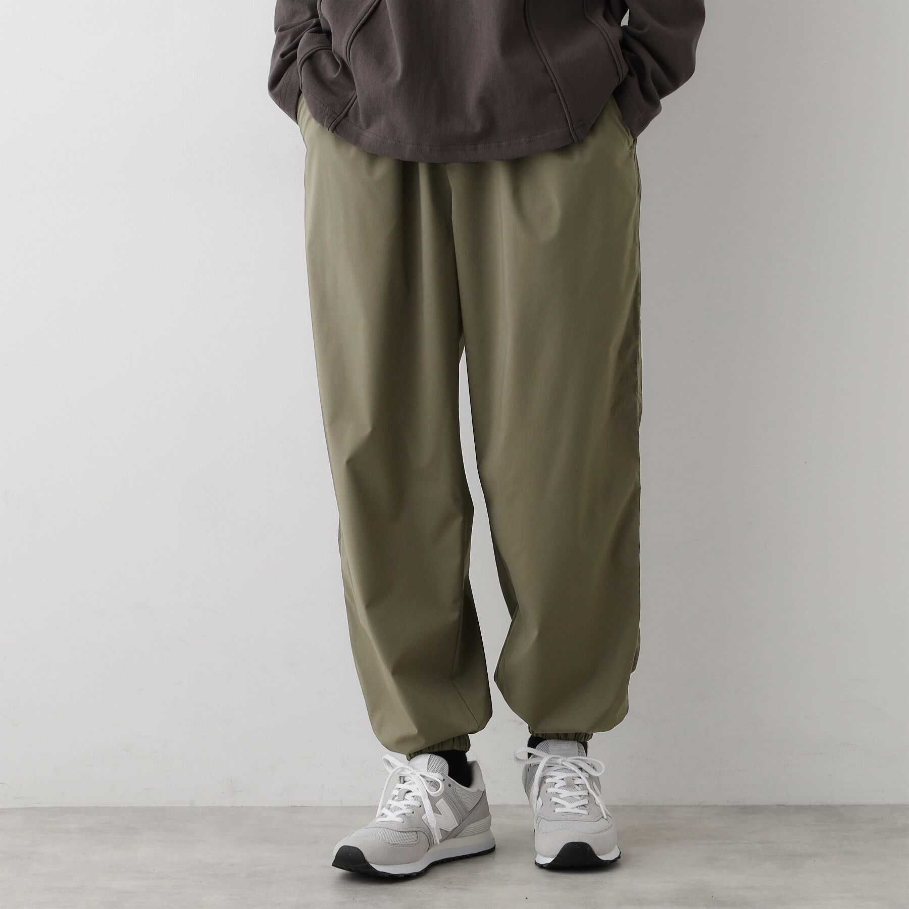 Dessin「【撥水/ウエストゴム】ミノテックジョガーパンツ」|その他|カーキ(027)