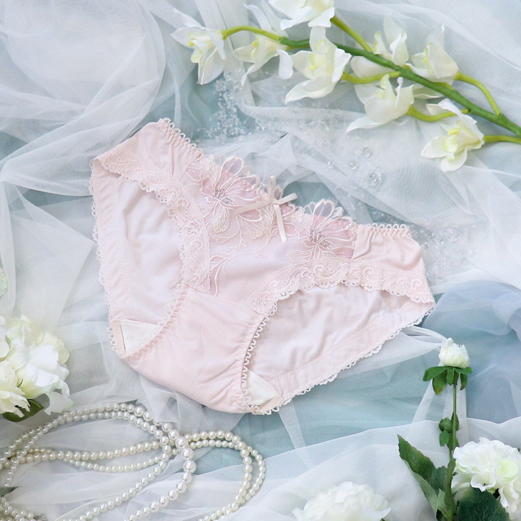 Risa Magli「メラニー サニタリーショーツ」|インナー|ピンク(070)