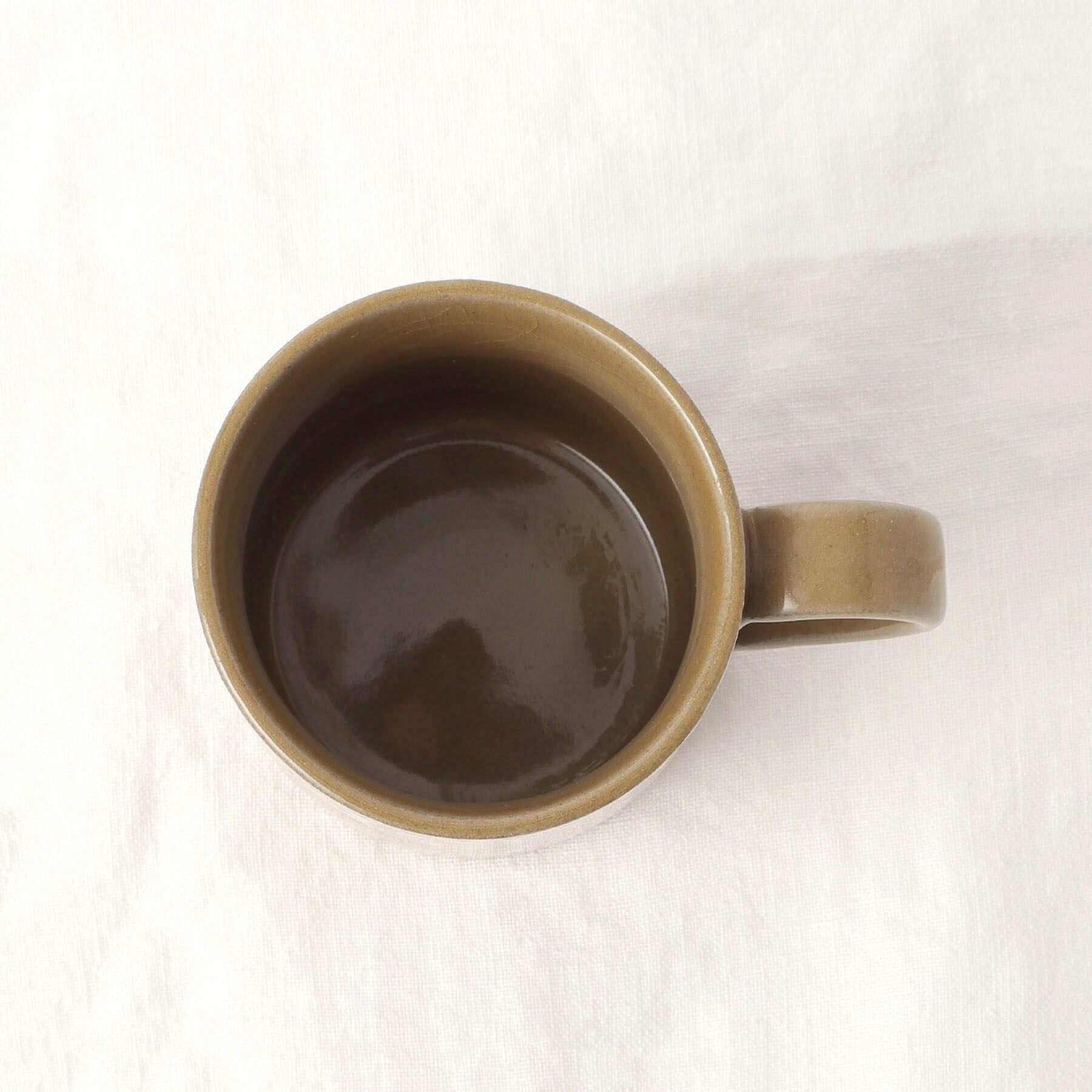 212 KITCHEN STORE「◆イッチンストライプマグ ブラウン」|グラス・マグカップ|