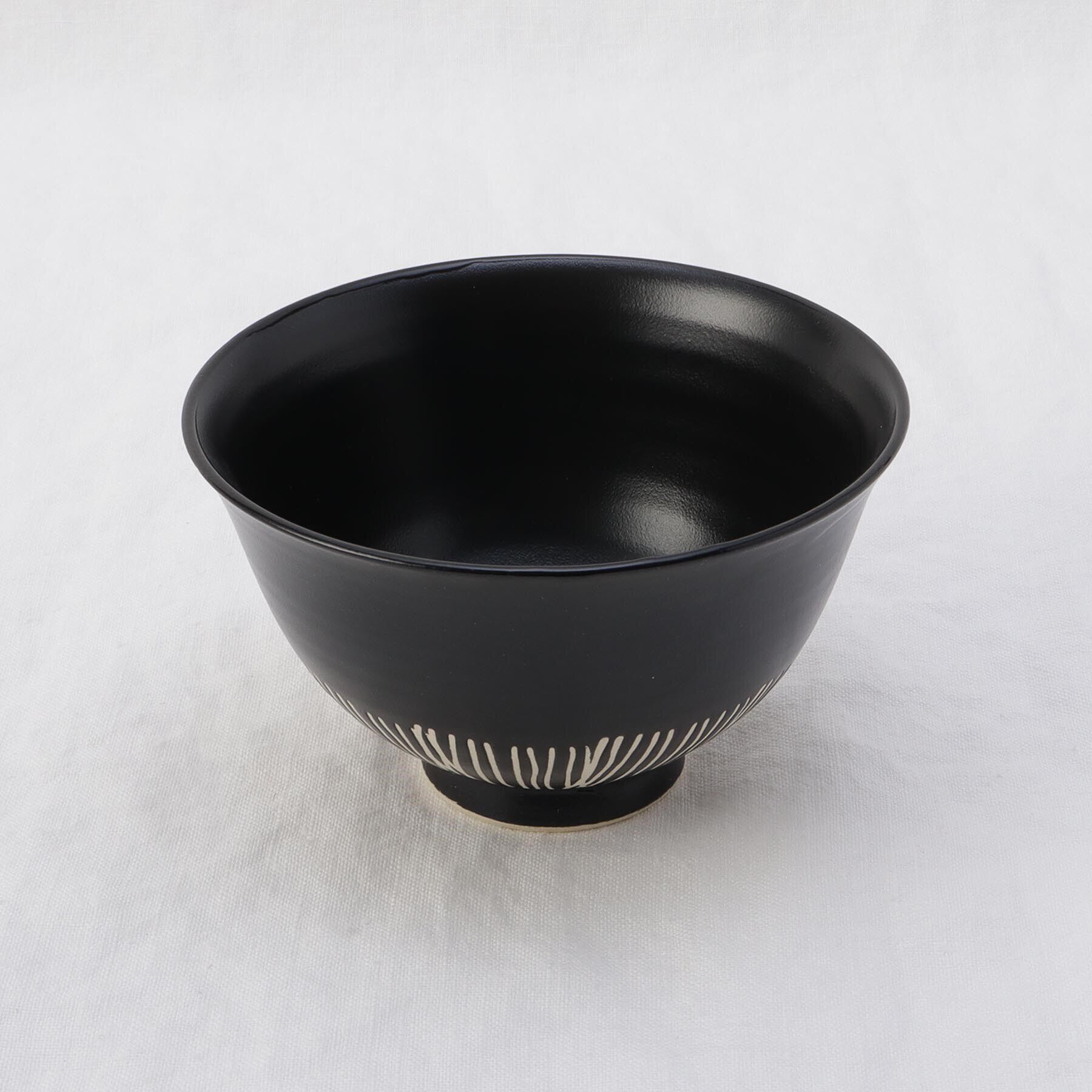 212 KITCHEN STORE「帯千筋 飯碗 BK」|食器・キッチングッズ|その他