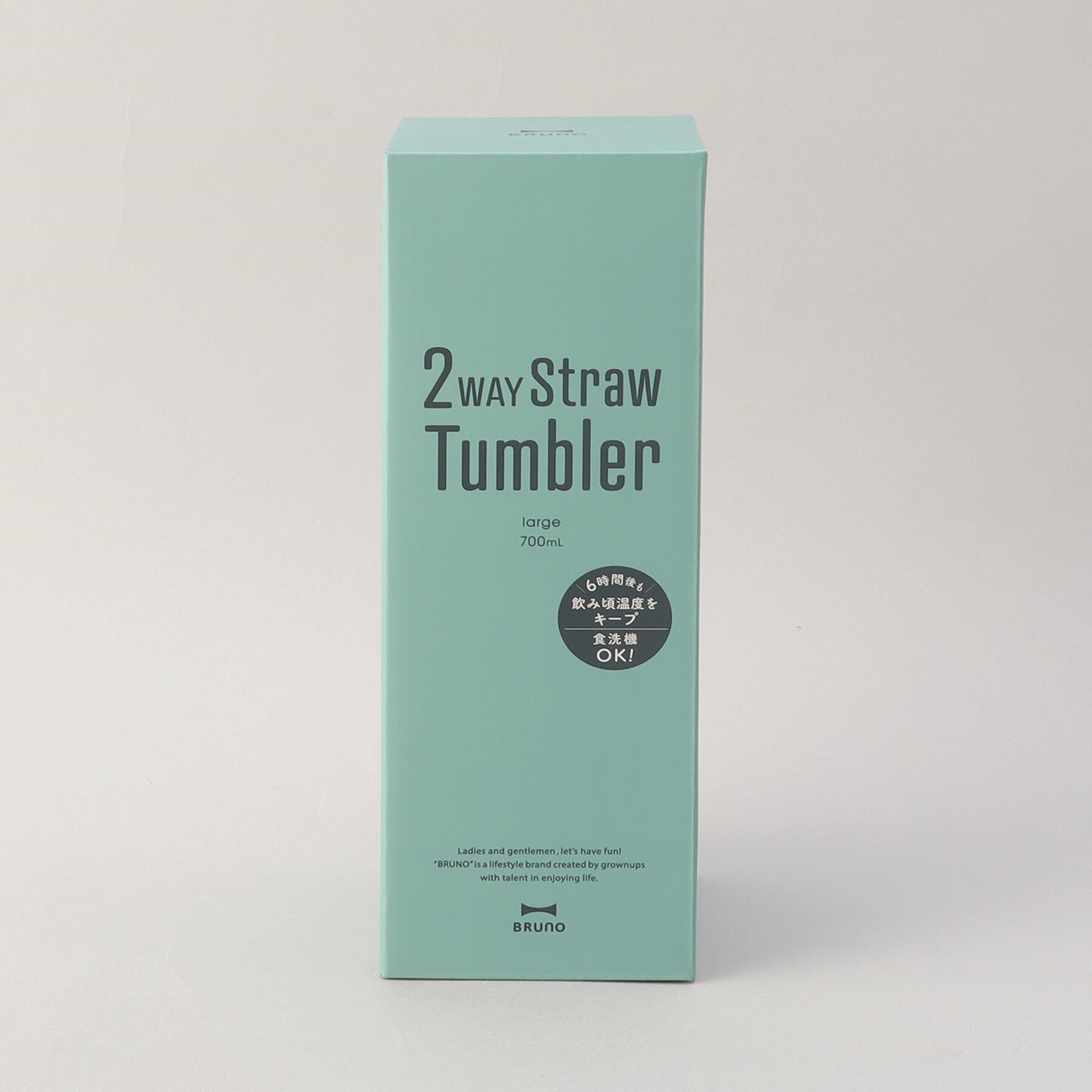 212 KITCHEN STORE「2WAYストロータンブラーL GR ＜BRUNO ブルーノ＞」|グラス・マグカップ|