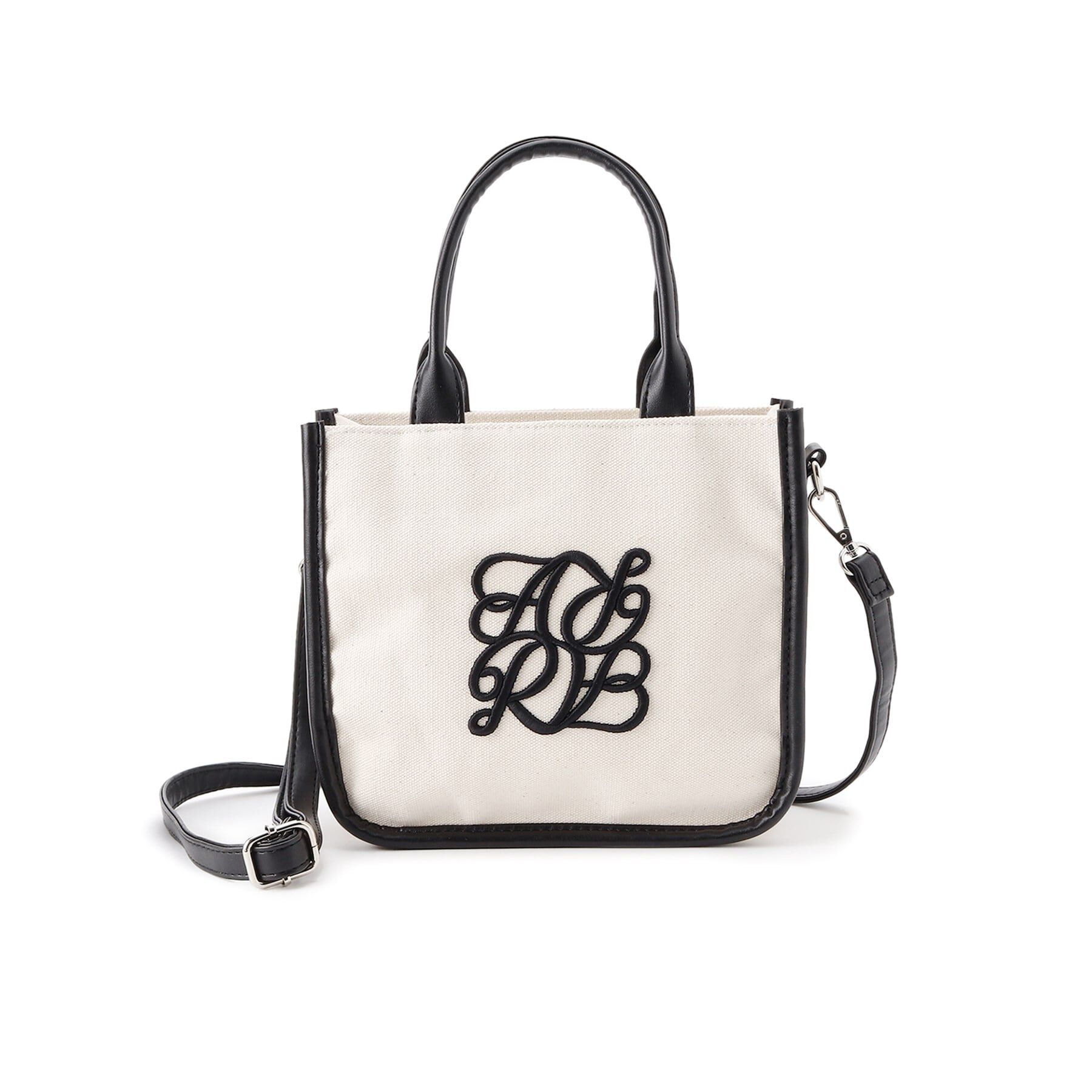 Ober Tashe「ロゴ刺繍ミニトート」|トートバッグ|アイボリー(004)