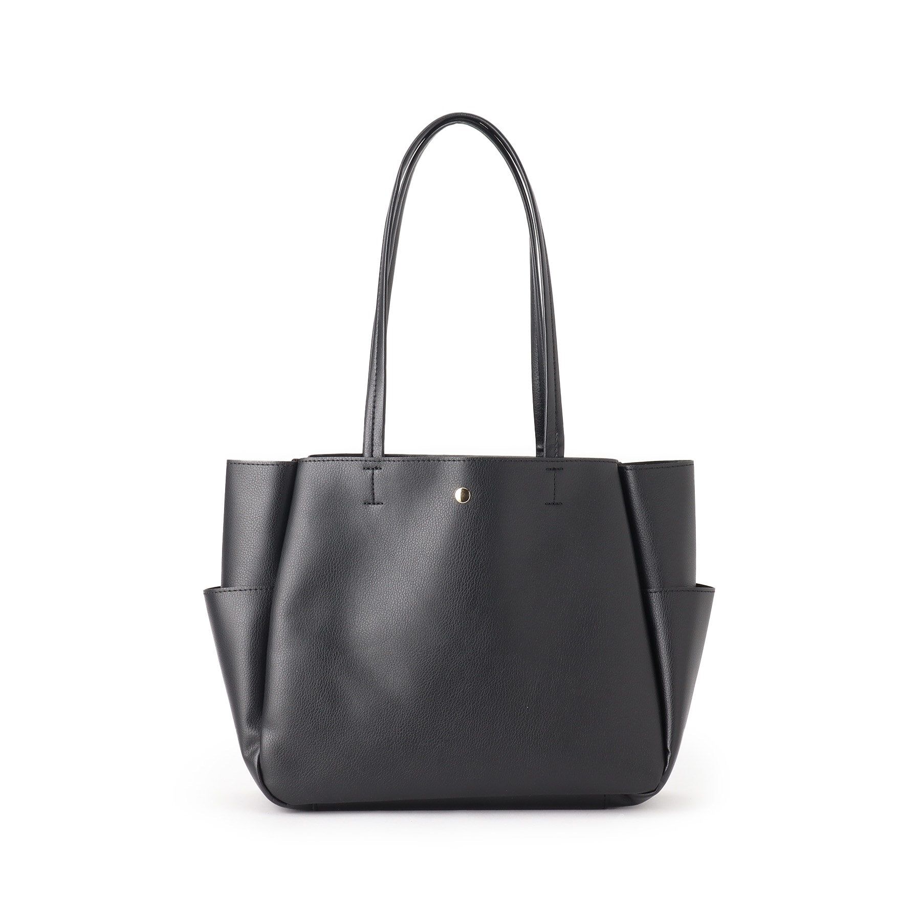 Ober Tashe「軽量合皮ふっくらトート」|トートバッグ|ブラック(019)