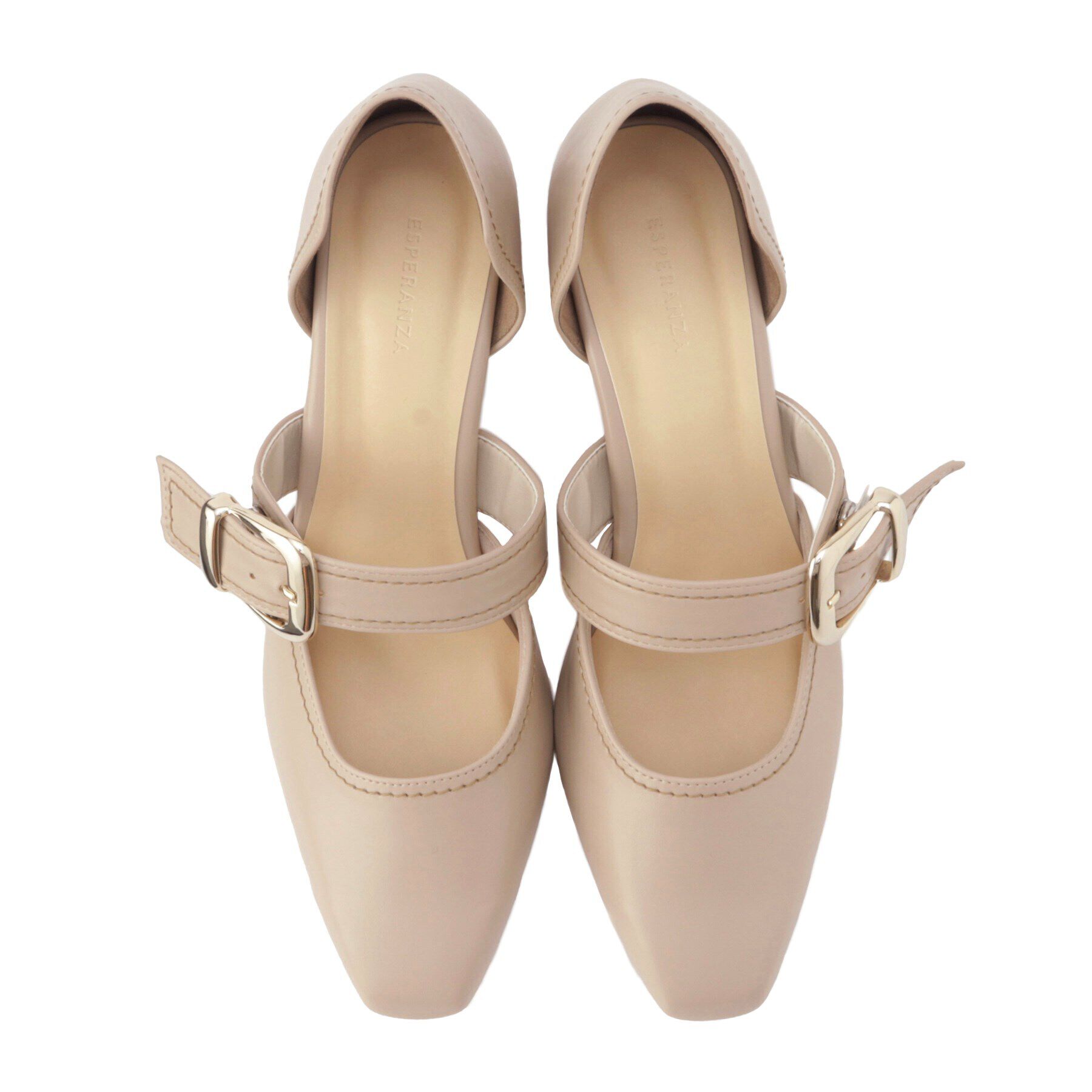 ESPERANZA「セパレートバックルパンプス 24SS」|パンプス|