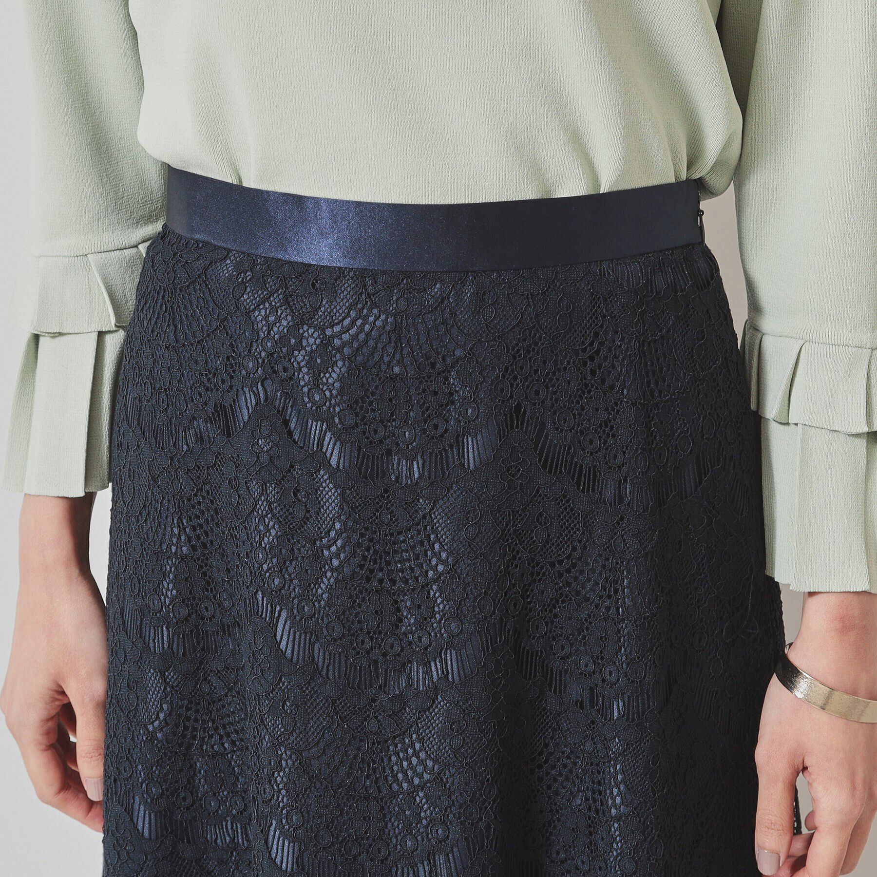 SunaUna「【セットアップ可／S～L】ふんわりフレアスカート」|スカート|