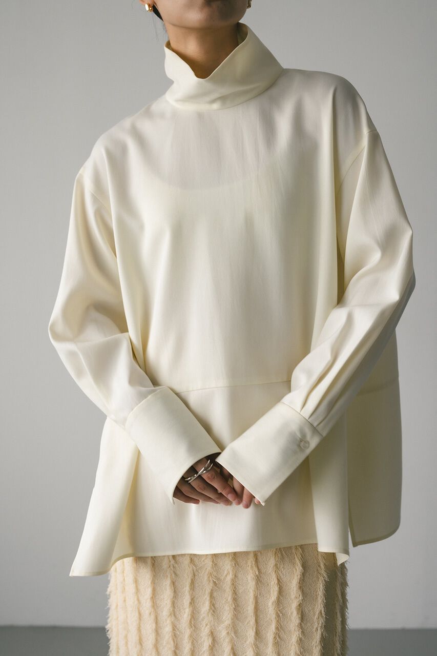 STYLEMIXER「ハイネックロングカフブラウス」|シャツ・ブラウス|