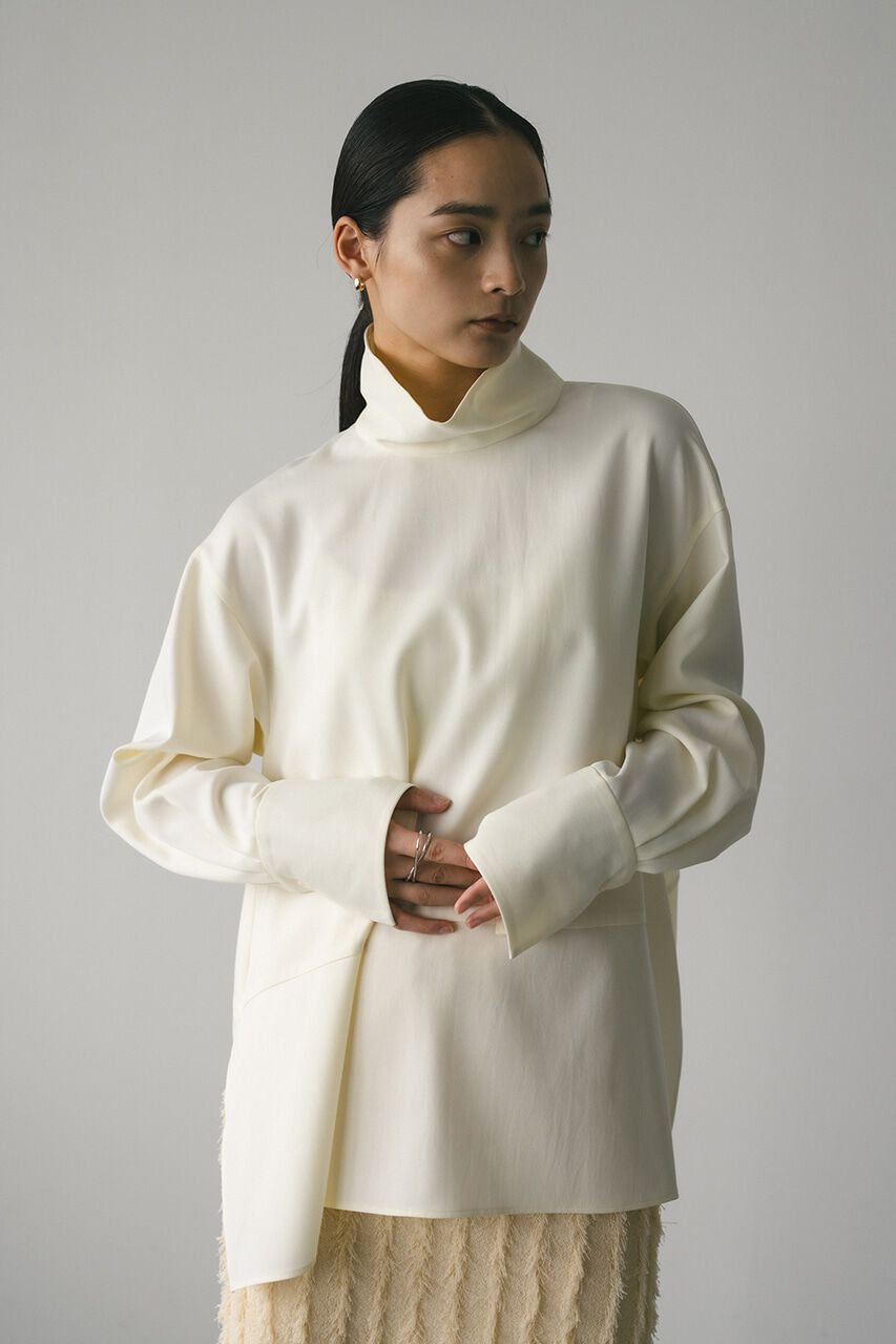 STYLEMIXER「ハイネックロングカフブラウス」|シャツ・ブラウス|