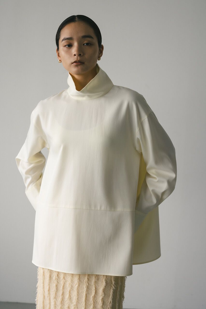 STYLEMIXER「ハイネックロングカフブラウス」|シャツ・ブラウス|