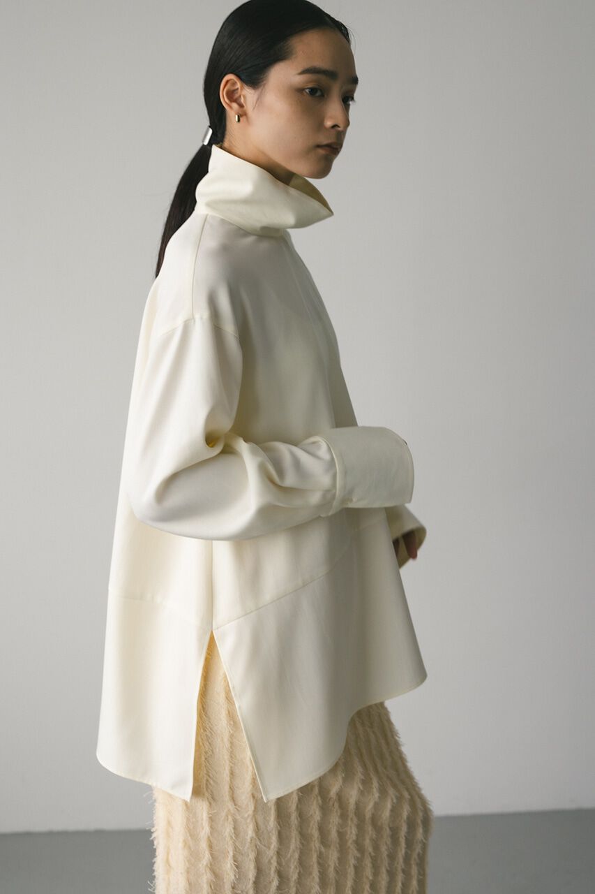 STYLEMIXER「ハイネックロングカフブラウス」|シャツ・ブラウス|