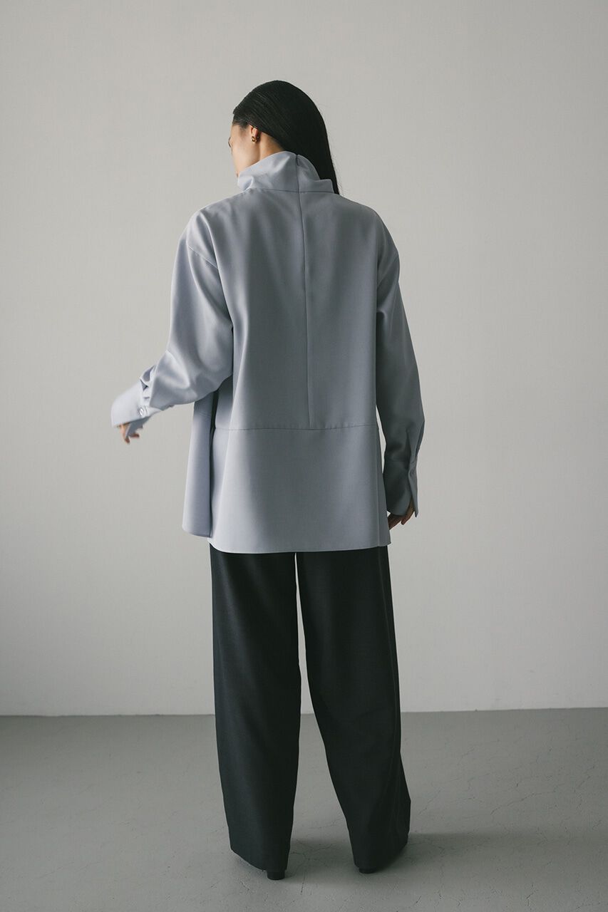 STYLEMIXER「ハイネックロングカフブラウス」|シャツ・ブラウス|