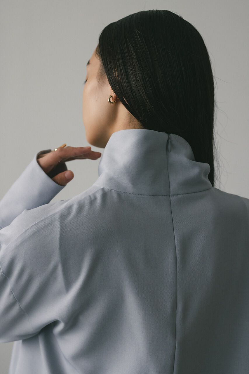 STYLEMIXER「ハイネックロングカフブラウス」|シャツ・ブラウス|