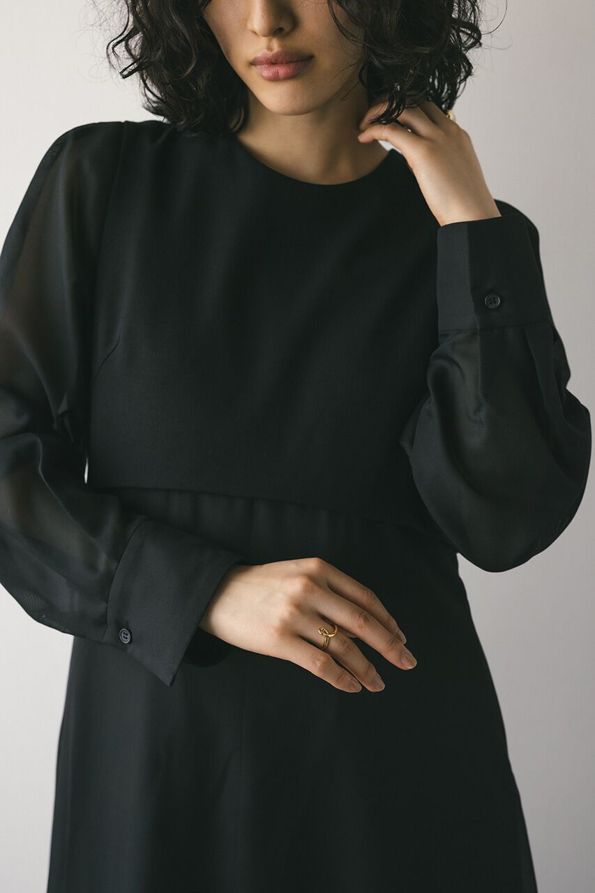 STYLEMIXER「コンビネーションフレアワンピース」|ワンピース|